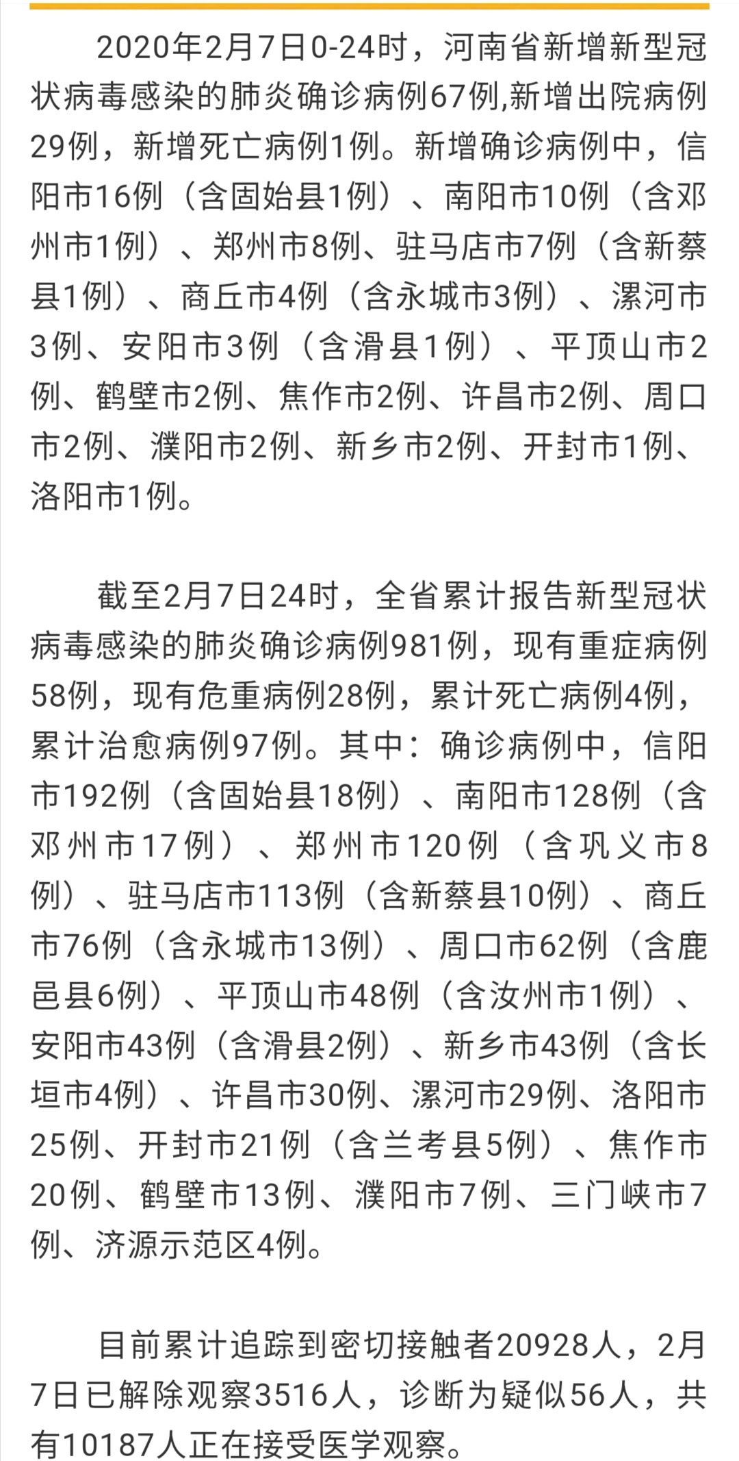 南阳最新感染情况分析报告